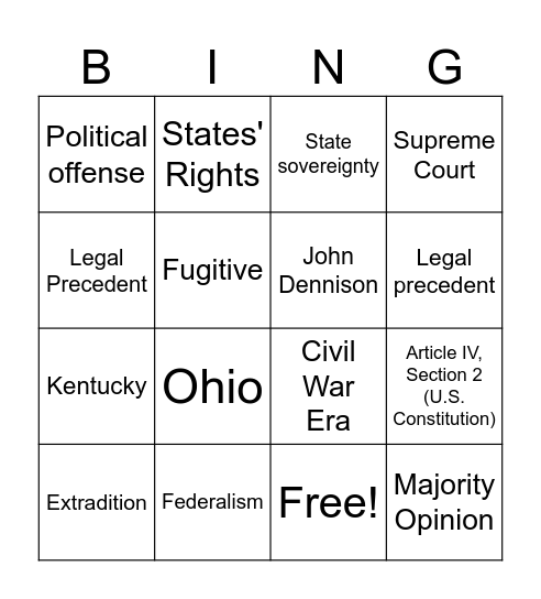 Ayanna's Pretty Awesome Bingo Game Bingo Card