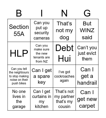 HSM/SHSM Bingo Card