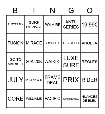 EDDIE BINGO Card