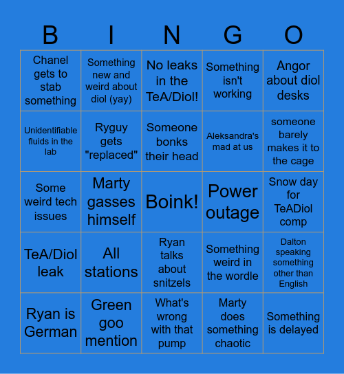 meme team dream team Bingo Card