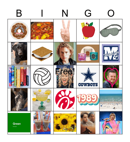 KAT'S BIRTHDAY BINGO! Bingo Card