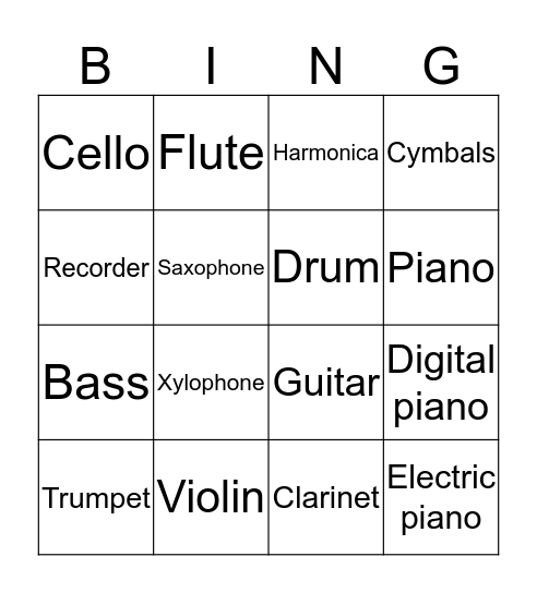 BB10 Unit 4 Bingo Card