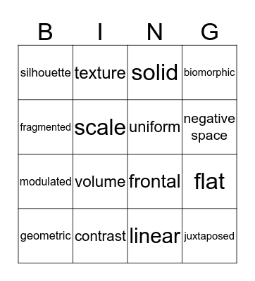 Formal Analysis Bingo Card