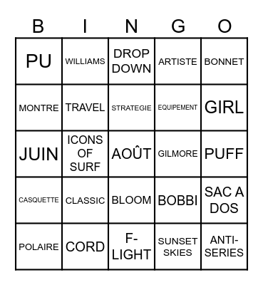 EDDIE BINGO Card