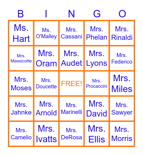 BOYDEN BINGO!! Bingo Card