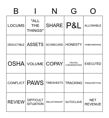 PSG Leadership Retreat 2024 Bingo Card