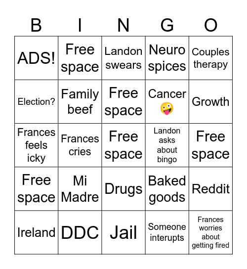 Brute Force Victory Bingo Card