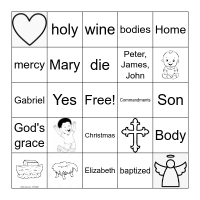 November First Grade Bingo Card