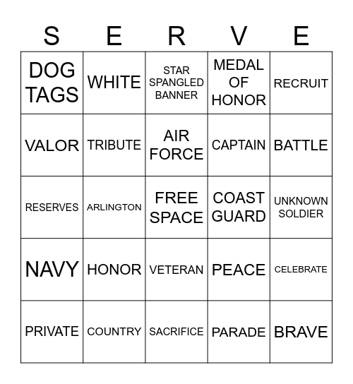 CLAIR 2024 Bingo Card