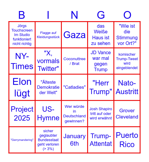 Bongolection 24 Bingo Card