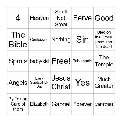 November Third Grade Bingo Card