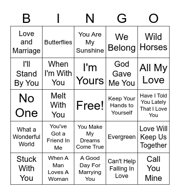 Bridget's Shower #2 Bingo Card