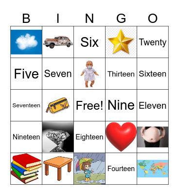 English Cultural Festival Bingo Card