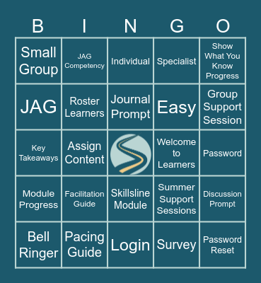 Skillsline Bingo Card