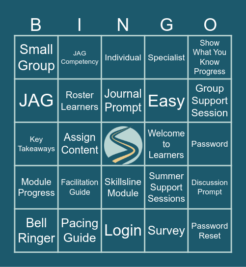 Skillsline Bingo Card