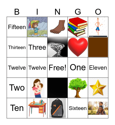 English Cultural Festival Bingo Card