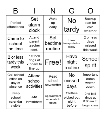 Laugh & Learn Bingo Card