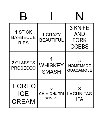 SUNDAY FUNDAY! Bingo Card