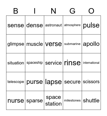 Red Bingo Card