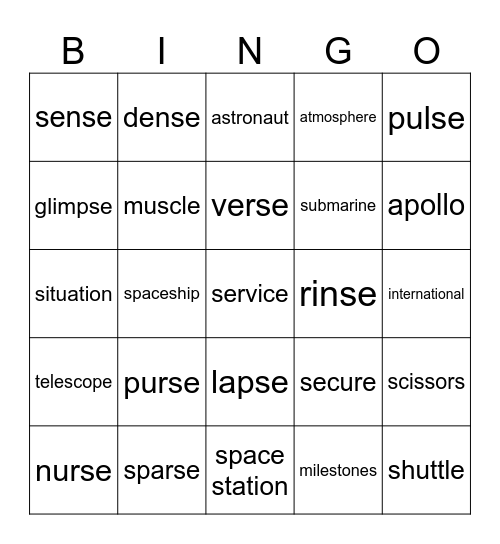 Red Bingo Card