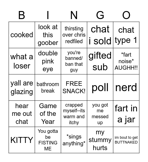 CASEOH BINGO Card