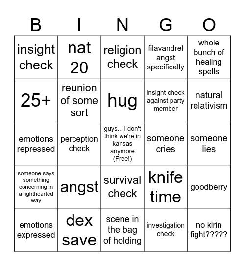 the kirin. its. it's here. (btv) Bingo Card