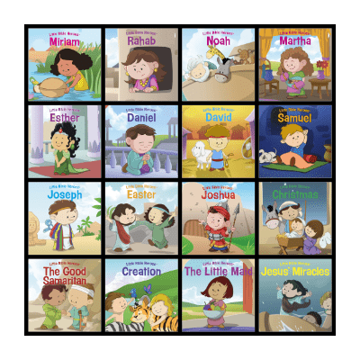 Little Bible Heroes Bingo Card