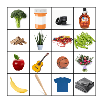 Plants and People Bingo Card