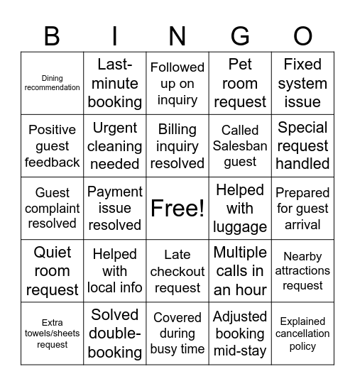 CC&S BINGO Card