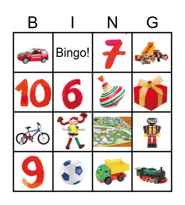 TOYS Bingo Card