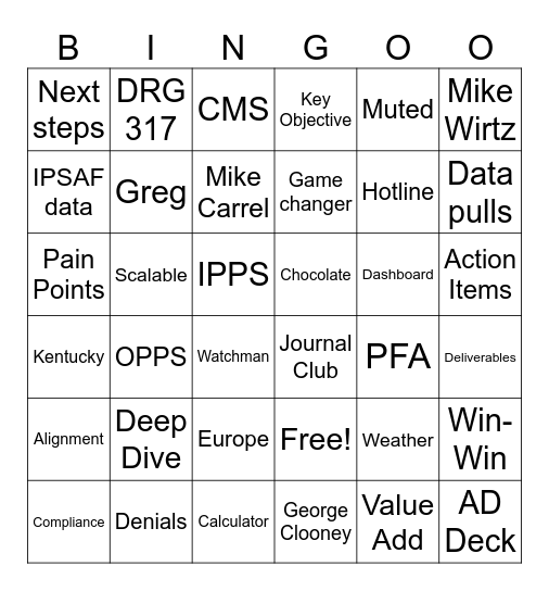 HE&R Bingo Card