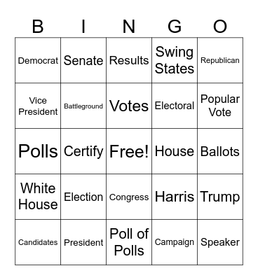 CNN 10 11/5/24 Bingo Card