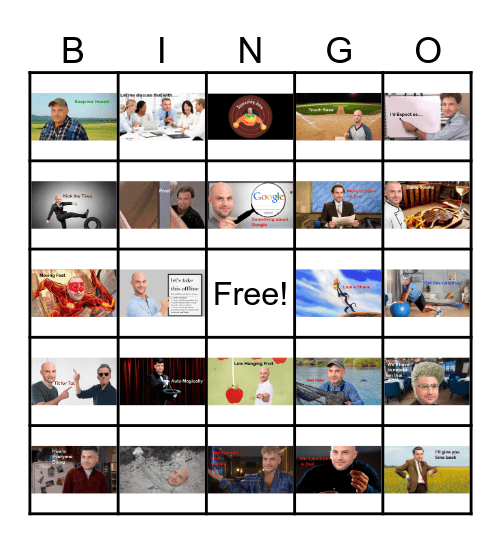 Caridi Bingo Card