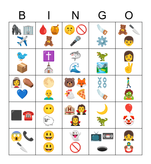 🎃Halloween🎃 Bingo Card