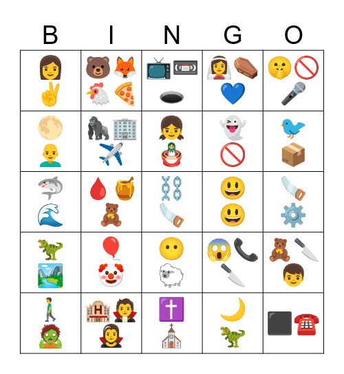 🎃Halloween🎃 Bingo Card