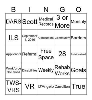 ***End of Year / Just for Fun Bingo***  Bingo Card