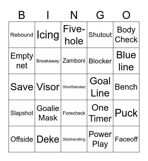 Blazers Bingo Card