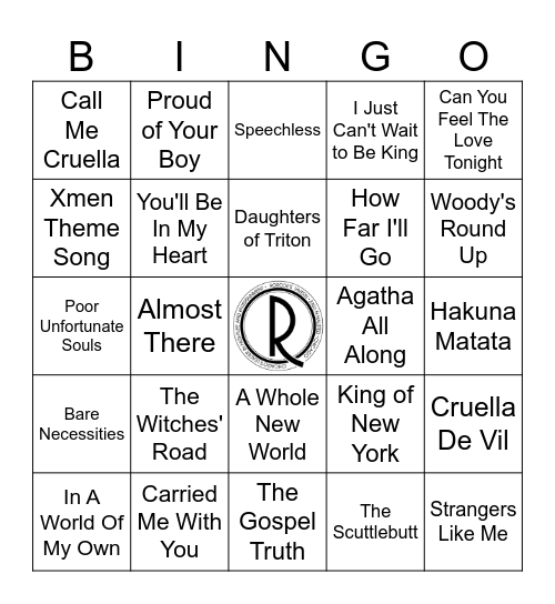 GAME THREE: DISNEY+ (A) Bingo Card