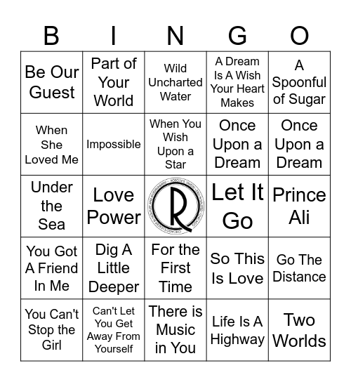 GAME THREE: DISNEY+ (B) Bingo Card