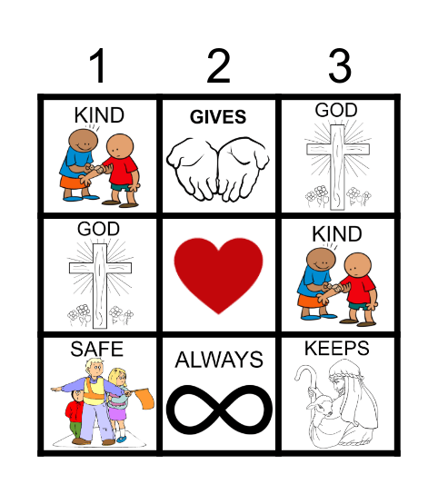 God is Great Bingo Card