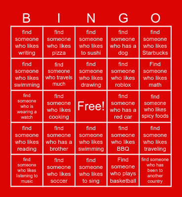 IELTS BINGO! Bingo Card