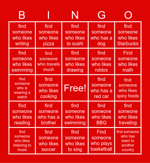 IELTS BINGO! Bingo Card