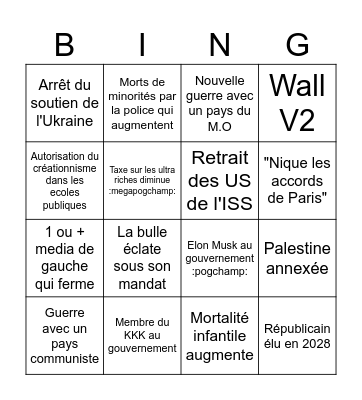 2024-2028 Bingo Card