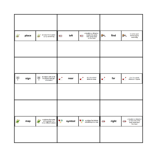 ULS Unit 13 Bingo Card