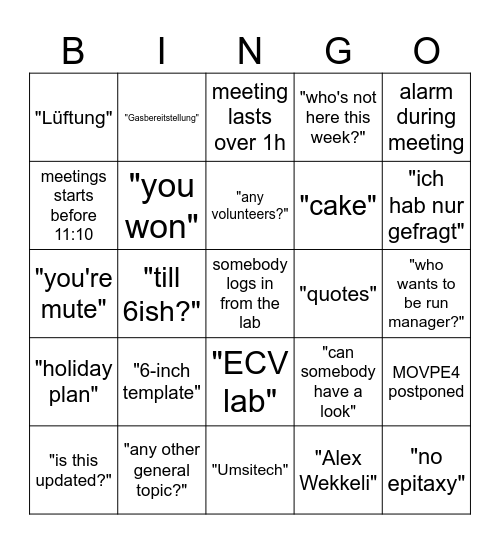 Epi-Bingo Card