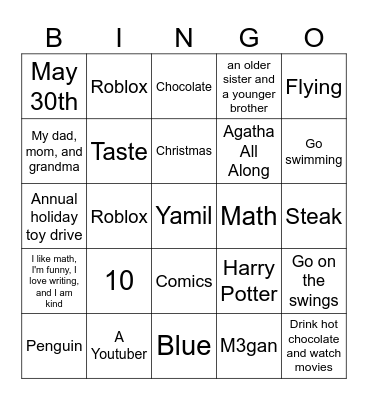 SVOY Honored Hero Bingo 2024 Bingo Card
