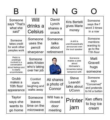 Office Bingo Card