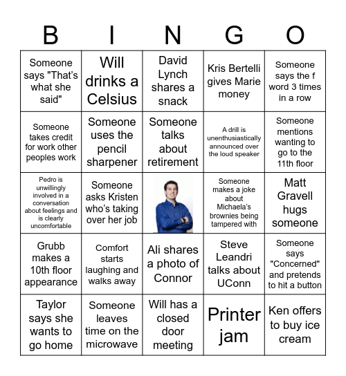 Office Bingo Card