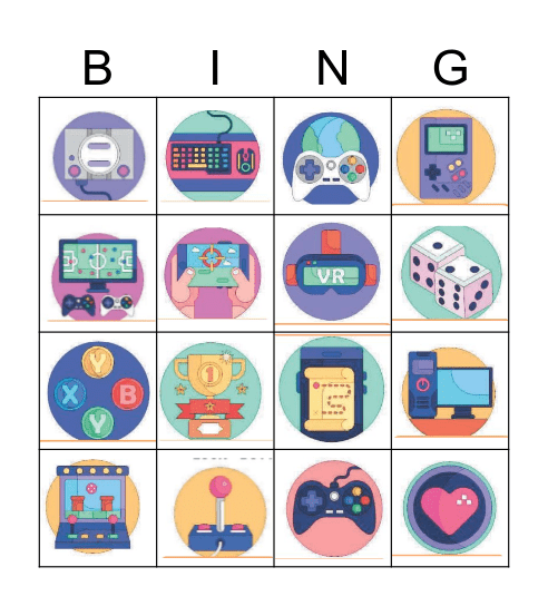 VIDEO GAMES Bingo Card