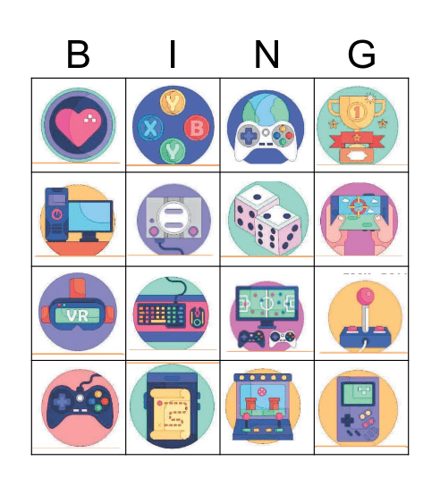 VIDEO GAMES Bingo Card